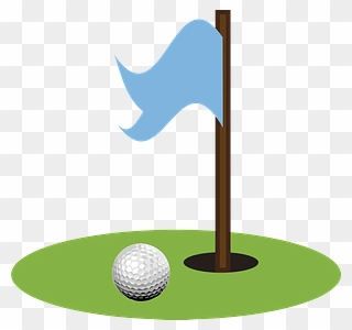 Golf Ball Sports Clipart - Crescent - Png Download
