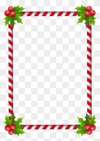 Christmas Line Border Design Clipart