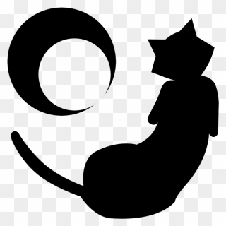 Whiskers Cat Silhouette Black M Clip Art - Sabrina The Teenage Witch Black Cat Transparent - Png Download