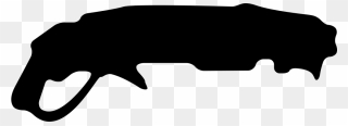 Police Shotgun Silhouette Clipart