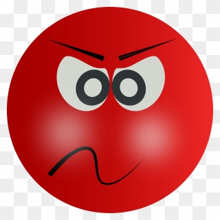 Smiley Anger Face Clip Art - Angry Face Clipart Png Transparent Png