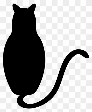 Black Cat Tail Png Clipart