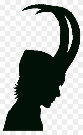 Loki Thor Clint Barton Silhouette - Loki Laufeyson Headers Clipart