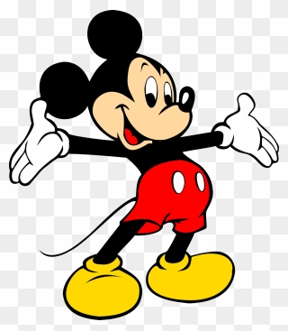 Mickey Mouse Cartoon Clip Art - Mickey Mouse Trace - Png Download