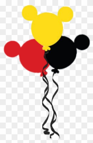 Disney Balloons Clipart - Clip Art Mickey Mouse Balloons - Png Download