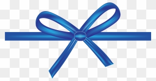 Shoelace Knot Blue Ribbon Bow Tie - Blue Ribbon Bow Transparent Clipart
