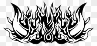 #flaming Bull Horns - Fire Clip Art - Png Download