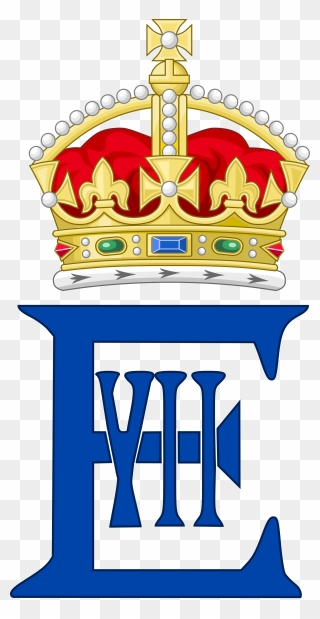 Crown Monogram Clipart Banner Stock King Edward Vii - King Henry Viii Symbol - Png Download