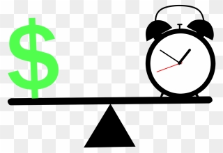 Time Currency Time Is Money - Time Is Money Clipart - Png Download