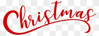 Christmas - Calligraphy Clipart