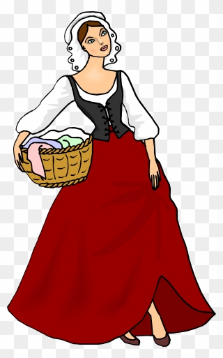 Medieval Peasant Woman Cartoon Clipart (#5346785) - PinClipart