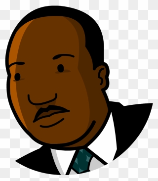 Cartoon Martin Luther King - Mlk Clipart - Png Download