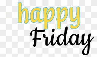 Happy Friday - Calligraphy Clipart