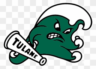 Angry Wave Tulane Logo Clipart