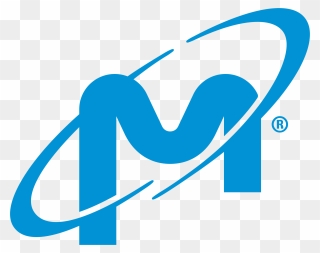 Micron Blue M Encircled With Slanted Blue Line - Micron Technology Logo Clipart