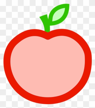 Flower,apple,area - Red Apple Clipart Png Transparent Png