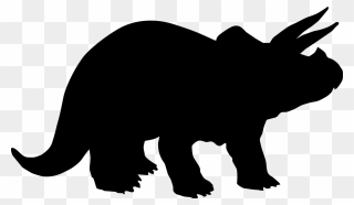 Triceratops Silhouette Clipart
