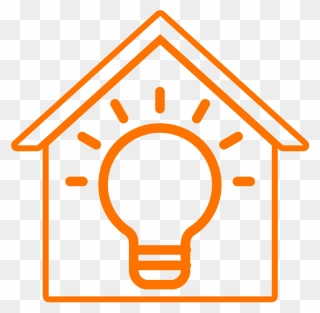 What Uses The Most Electricity/power In Your Home - Smart Home Icon Png Clipart