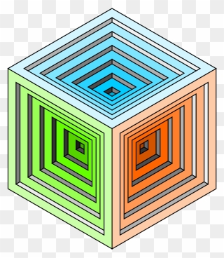 Rubick S Cube Svg Clip Arts - Cube Jaillit De Ma Feuille - Png Download