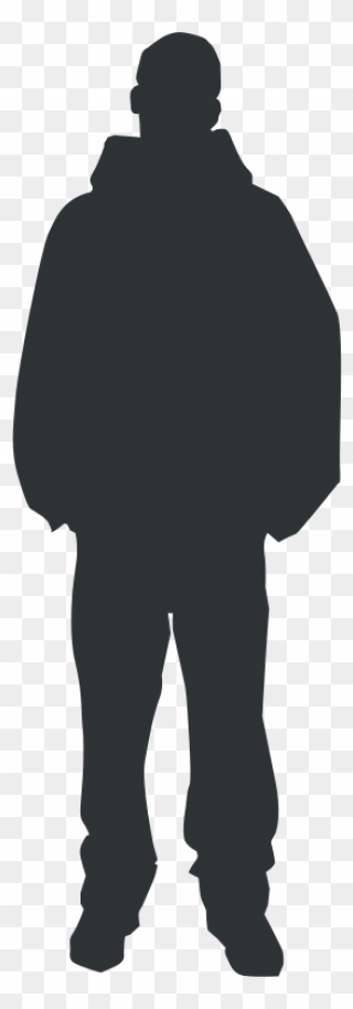 Silhouette Outline Of A Person Clipart