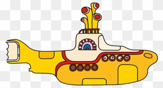 Beatles Yellow Submarine Painting Clipart