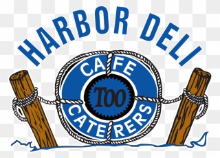 Harbor Deli Too Logo With An Illustration Of A Life Clipart