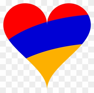 Of Flag Stock - Armenia Love Clipart