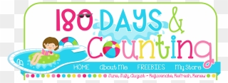 180 Days And Counting - Graphic Design Clipart