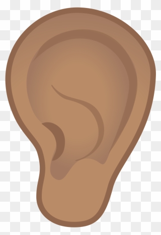 Ear Emoji Png - Orelha Emoji Png Clipart