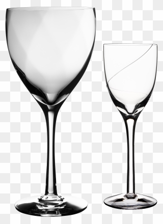Cat Wine Glass Clipart Jpg Black And White Stock Empty - Glassware Png Transparent Png