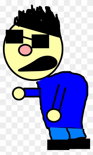 Person Annoyed Glasses - Hunchback With Glasses Clipart