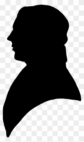 People Silhouette Clipart Tall Man - Victorian Man Silhouette Profile - Png Download