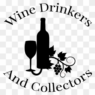 Wine Drinkers And Collectors Logo Clipart