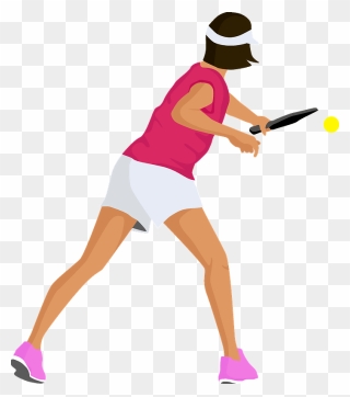 Pickleball Player Clipart - Soft Tennis - Png Download