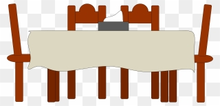 Table And Chairs Clipart - Png Download