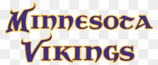 Library Of Minnesota Vikings Football Vector Download - Minnesota Vikings Logo Text Clipart