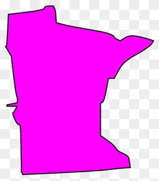 Minnesota Clip Art - Pink Minnesota - Png Download