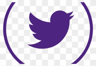 Follow Us On Social Media - Dark Blue Twitter Logo Clipart