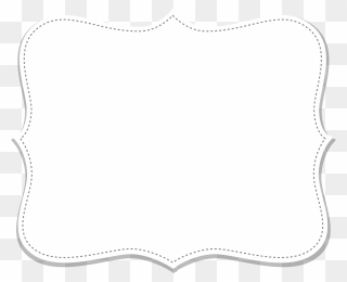 Cute Designer Dotted Pattern Letter Text Border Clipart - Png Download