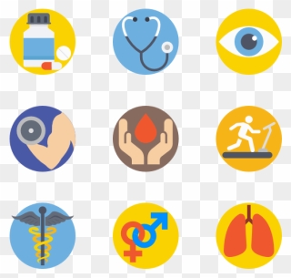 204224 Medical Elements Pack - Transparent Background Medical Icons Png Clipart