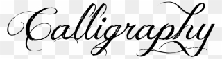 Calligraphy 01 - Calligraphy Png Clipart