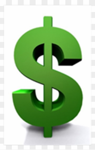 Green Dollar Sign Clipart - Png Download