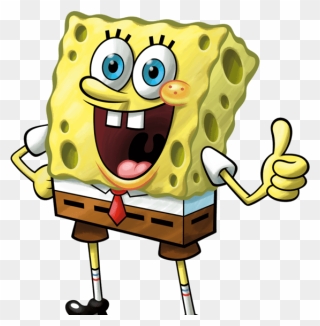 Spongebob Fathead - Spongebob Thumbs Up Meme Clipart