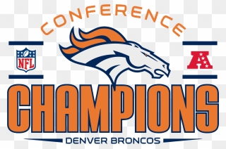 3000px Denver Broncos Afc Champions Logo - Denver Broncos Champions Logo Clipart