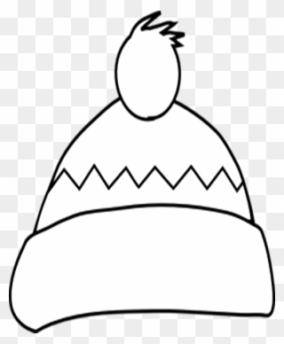 Winter Hats Coloring Page Clipart