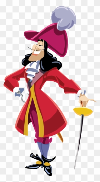 Captain Hook Png File - Disney Villain Captain Hook Clipart