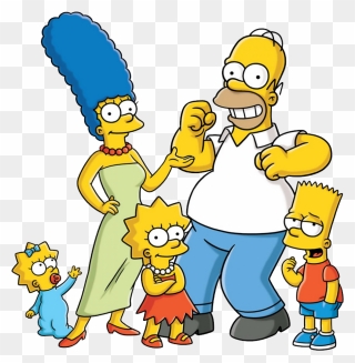 Cartoon The Simpsons Family Clipart
