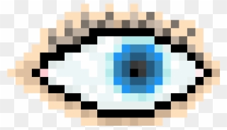 Transparent Realistic Eye Png - Cute Ghost Pixel Art Clipart