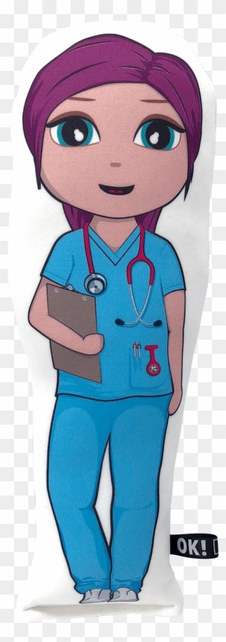 Nadia The Nurse - Cartoon Clipart