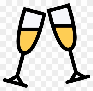 Champagne Traveling Travel Adventures - Champagne Glasses Icon Png Clipart